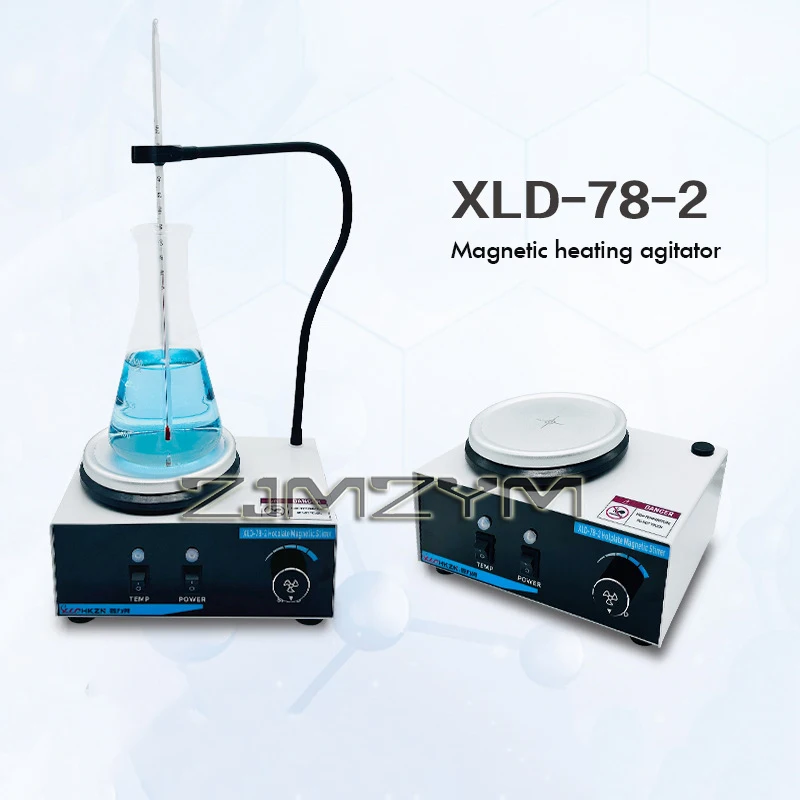 XLD-78-2 가열 실험실 자석 교반기, 로드 헤드 가열, 무단 속도 제어, 실험실 용품, 실험실 믹서 기계