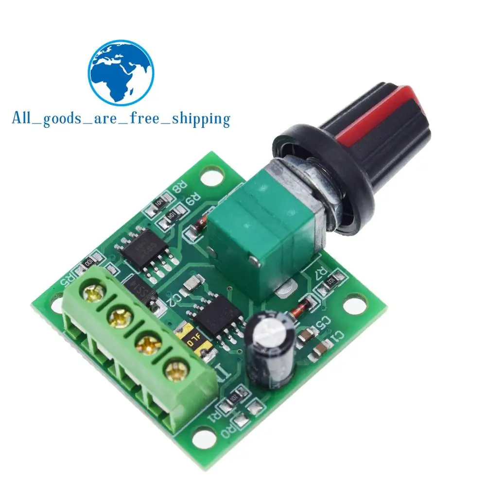 TZT DC 1.8V 3V 5V 6V 12V 2A PWM Motor Speed Controller Low Voltage Adjustable Drive Module dc motor speed controller,motor speed controller,electric motor speed controller