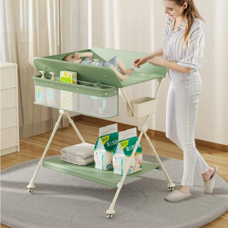 Multi Functional Folding Baby Diaper Changing Tables, Baby Massage and Care Table, Newborn Changing Touch Furniture Changer