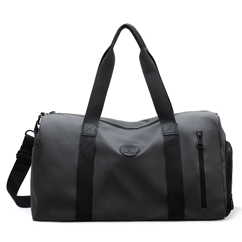 Designer Fitness Travel Tote Unisex Fashionable Large-capacity Travel Bags Men Simple Black Sports Women's Shoulder Luggage Bag
