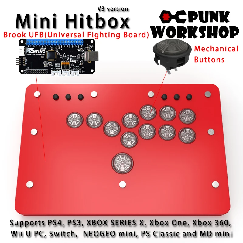 Punk Workshop Mini Hitbox V3 パンクワークショップ | mdh.com.sa