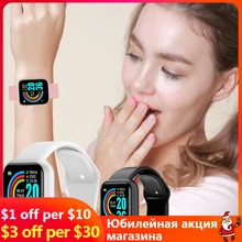 Reloj inteligente deportivo para hombre, pulsera resistente al agua con Bluetooth, Monitor de ritmo cardíaco y presión arterial, Y68