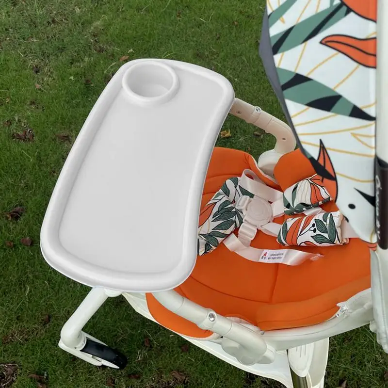 Adjustable Cup Holder For Stroller Removable Stroller Snack Tray Multi-Functional Safe Pram Tray Pushchairs Prams & Accessories