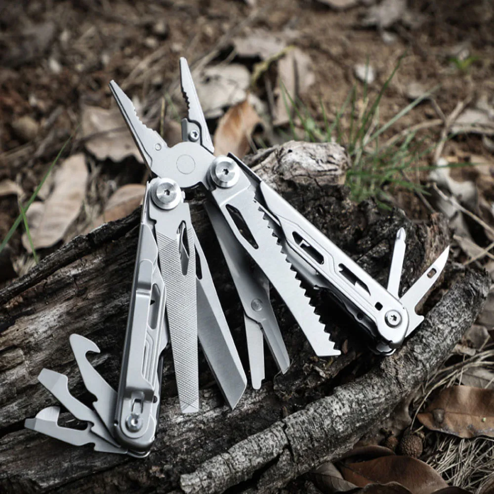 Multitool 24-in-1 with Mini Tools Knife Pliers and 11 Bits - Multi Tool All  in One Multi Function Gear for Men Best Multi-tool Kit for Work EDC