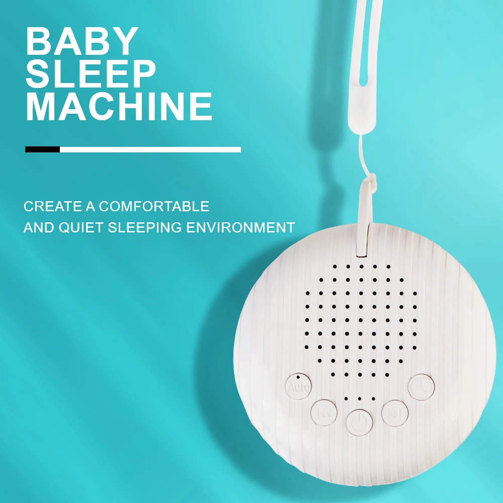 Timed Shutdown Sleep Sound Machine 10 sounds White Noise Machine Music Light Sleep Machine For Baby Sleeping & Relaxation 5