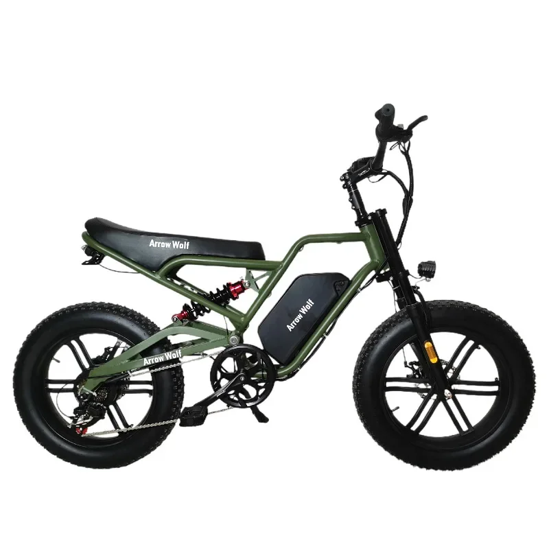 Snow off-road electric moped Off-road snow electric bicycle Snow bicycle trailer bracket