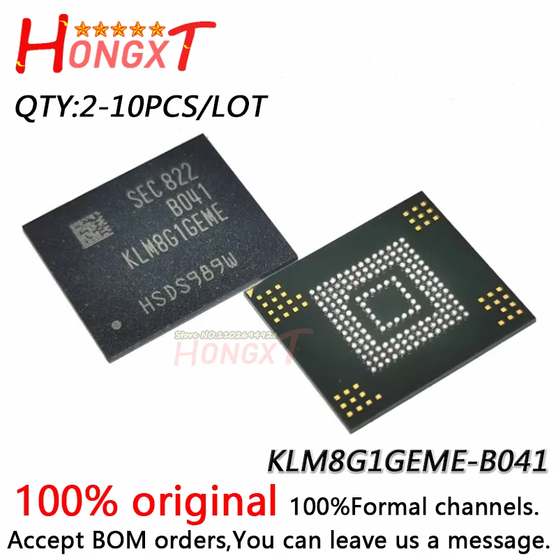 

2-10 шт., новинка 100%, Φ KLM8G1GEME B041 BGA.
