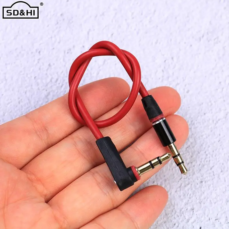 

3.5mm Short 20cm Jack To Jack Aux Cable Male To Male Stereo Audio Cables Cord