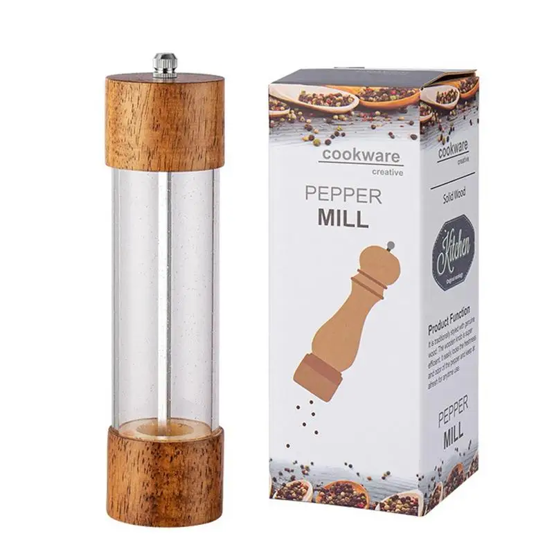 

Manual Pepper Mills Pepper Grinder Multifunctional Grinder Hand Crank Shakers Grinder And Mill Set Kitchen Solid Seasoning Tools
