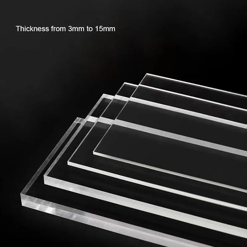 Transparent acrylic block platform jewelry holder organizer display stand for Bracelet Necklace Ring earring cosmetics riser