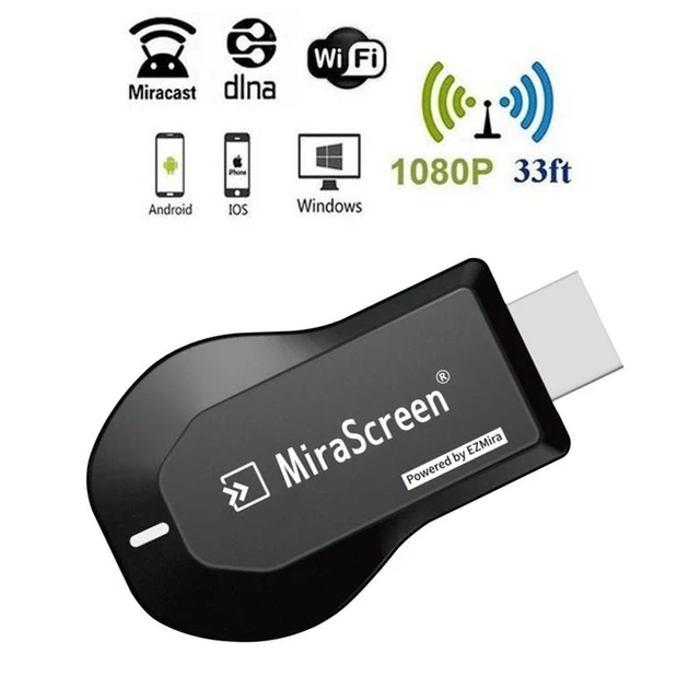 Adaptador de pantalla espejo HDMI inalámbrico Wifi para dongle 1080P TV  Miracast