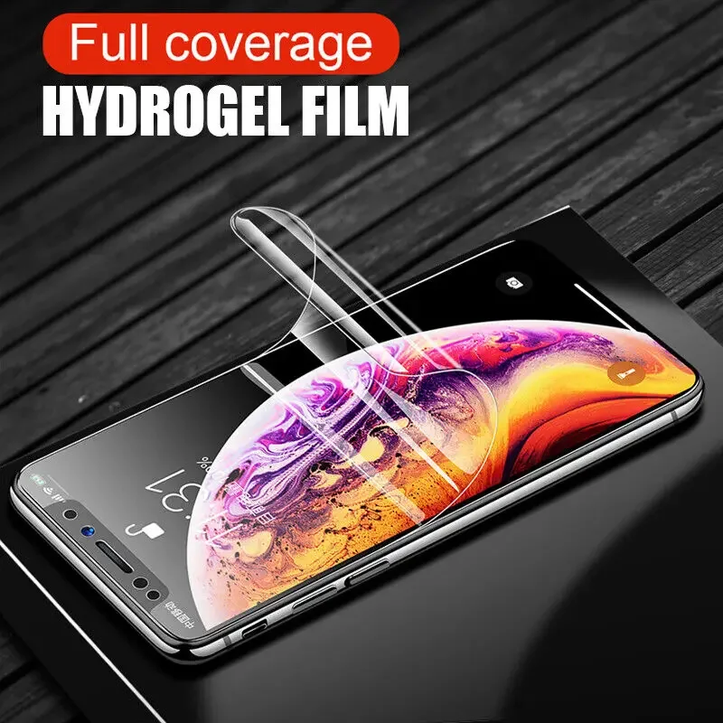 

Full Cover Hydrogel Film On the Screen Protector For iPhone 14 Pro Max 13 Pro 11 12 6 7 8 SE XS Max XR 7 8 Plus Screen Protector