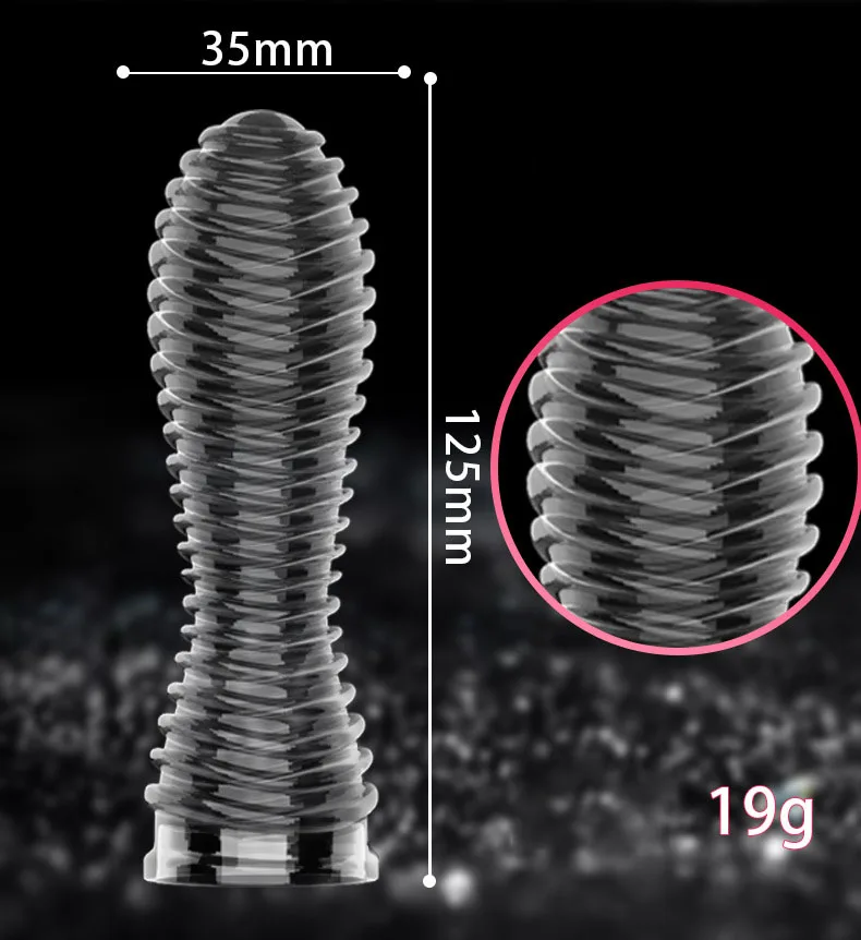 Crystal Delay Round Penis Sleeve lasting enlargement sex products Bold Clitoris delay erection aid extend sex toys for men male sex toys