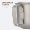 TOMSHOO Titanium Cup Outdoor Mug with Lid Coffee Cup Backpacking Hiking Camping Tableware Travelling 4