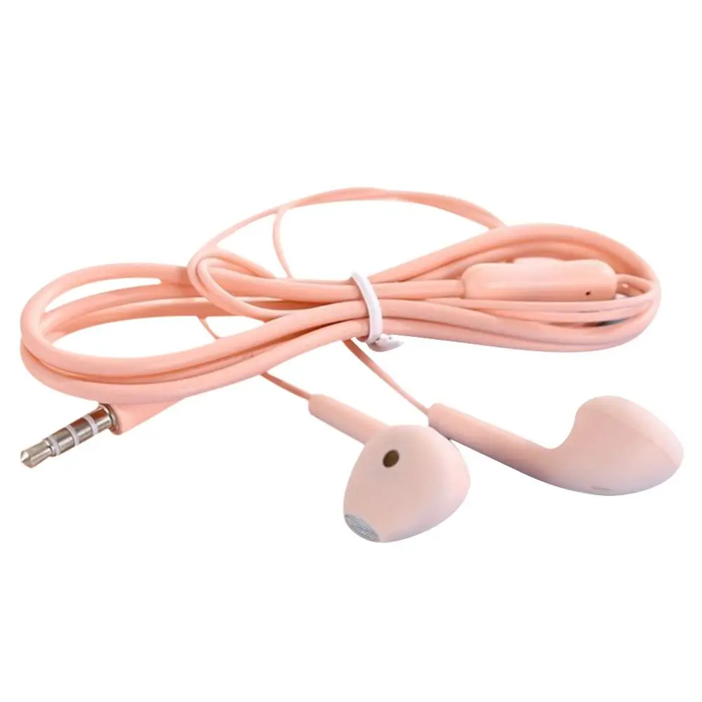 High-Quality 3.5mm Stereo In-Ear Earphones with Microphone and Enhanced Bass