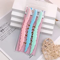 Karsyngirl 3Pcs Leaf Shaped Eyebrow Razor Eye Brow Trimmer Shaver Facial Face Hair Remover Face Razor for Women 2