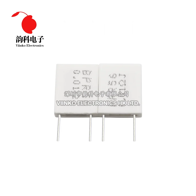 10pcs BPR56 5W 0.01 0.05 0.1 0.15 0.22 0.25 0.33 0.5 ohm Non-inductive Ceramic Cement Resistor 0.1R 0.15R 0.22R 0.25R 0.33R 0.5R cement resistor
