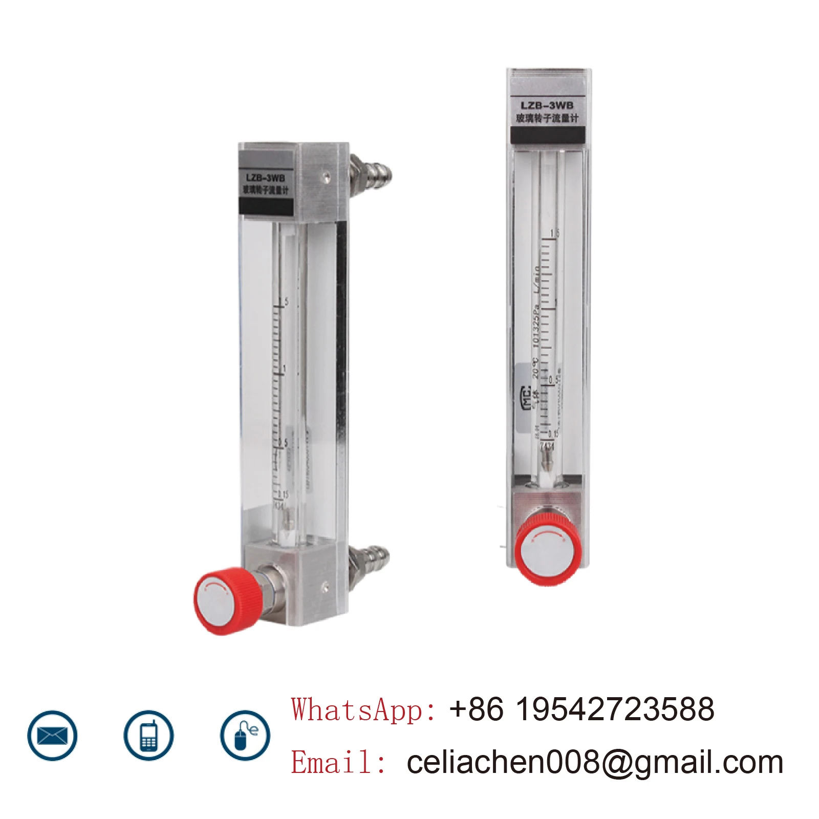 LZB-3WB Rotameter Flow Meter Glass Tube Float for Air Nitrogen Oxygen Gas, Adjustable Industrial Low Flow Precision Meter flow meter,turbine flow meter,digital turbine flow meter