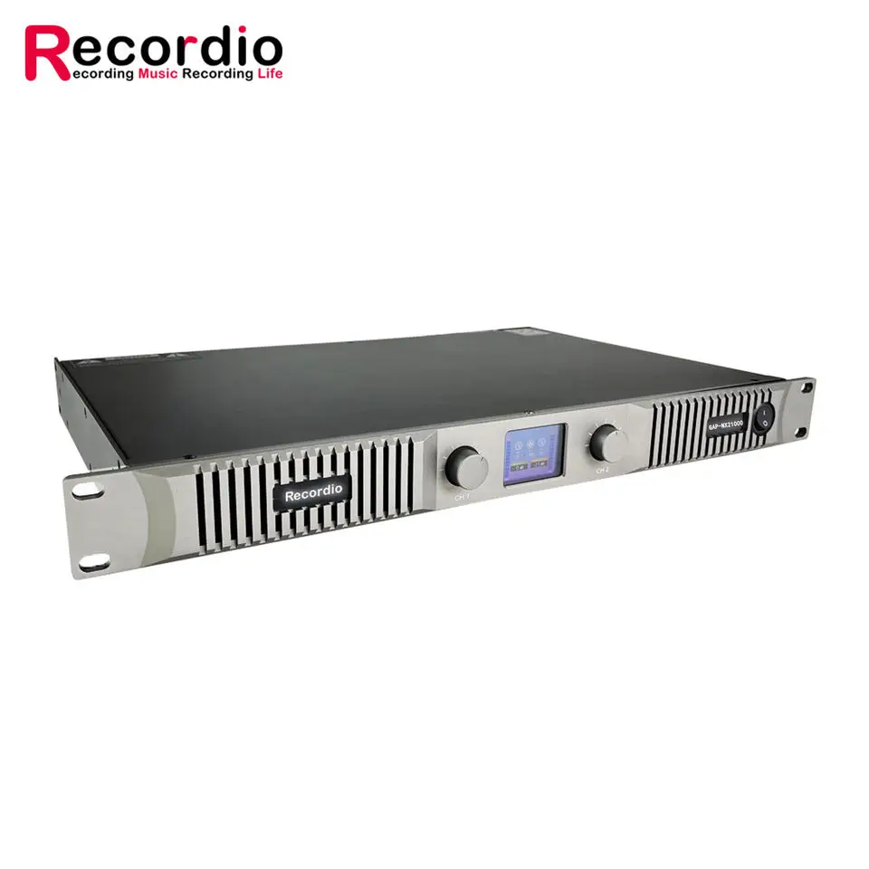 GAP-NX21000 Recordio 디스코 야외 콘서트 용 고품질 전력 증폭기 전문 디지털 앰프 전력 증폭기
