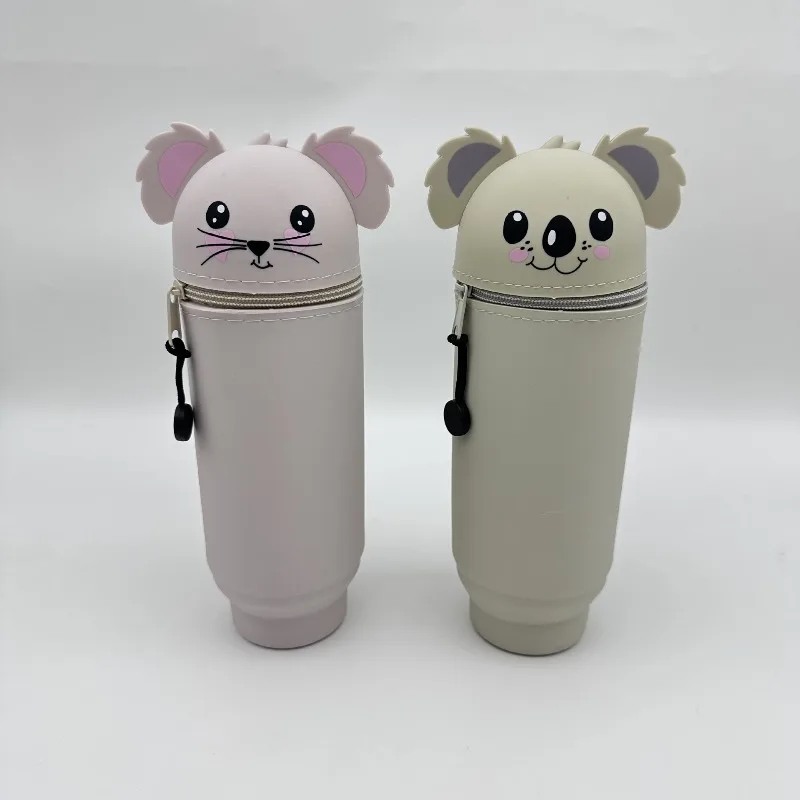 인기 문구 상자 학습용 필통 실리콘 펜 홀더