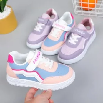 Scarpe da ginnastica antiscivolo alla moda da ragazza viola nuove scarpe casual studenti scarpe da corsa bambini bambini ragazze scarpe da esterno traspiranti 1
