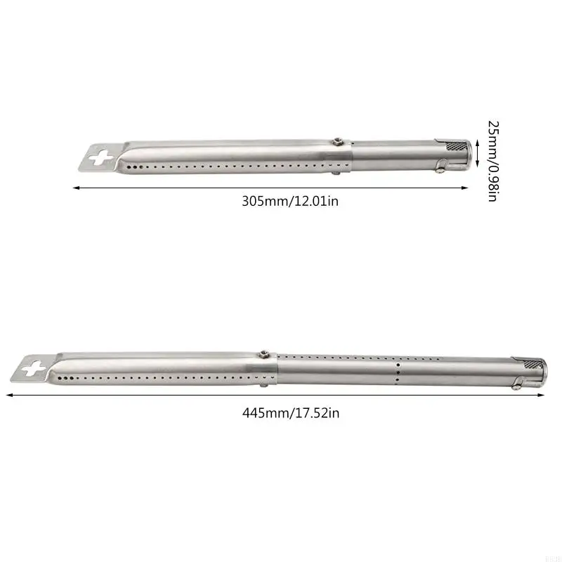 Adjustable Telescopic Stainless Steel Pipe Tube Burners BBQ Grill Parts Replacement Universal BBQ Grill Tube 4Pcs/pack
