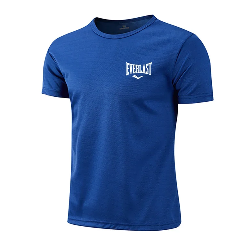 Mens Summer Breathable Quick Dry Short Sleeved Training Tee