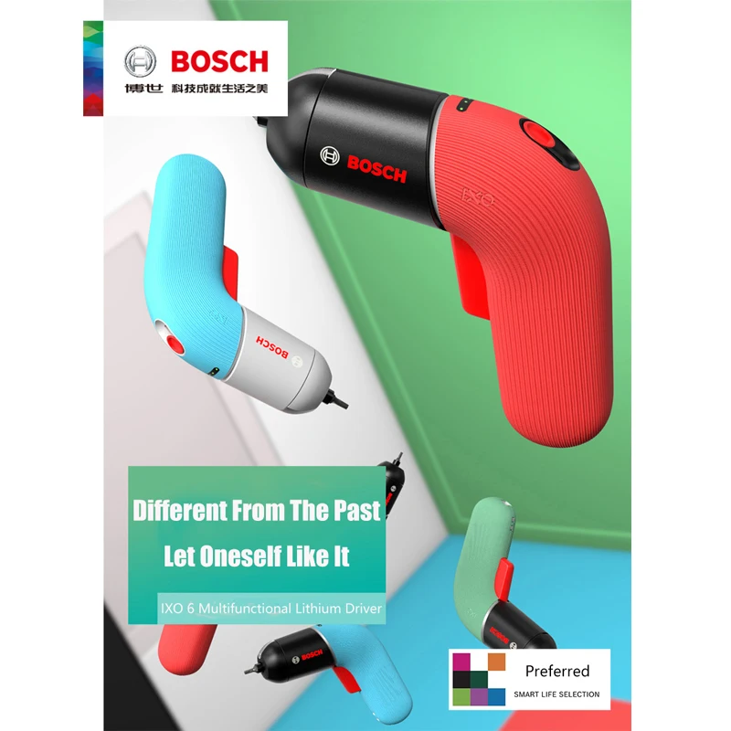 Bosch Electric Screwdriver Charging Driver Mini Fully Automatic Tightening  Machine Home DIY Power Tool IXO6 - AliExpress