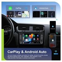 4 + 64G 8 pouces sans fil Carplay Android Auto pour Skoda Octavia 2 A5 2004-2013 autoradio CarPlay GPS Navigation WIFI RDS stéréo 3