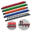 Screwdriver Wrench Plier Organizers Wall Mount Pegboard Hand Tool Holders Plastic Rail Hanger Clips For Workshop Garage Shed 1
