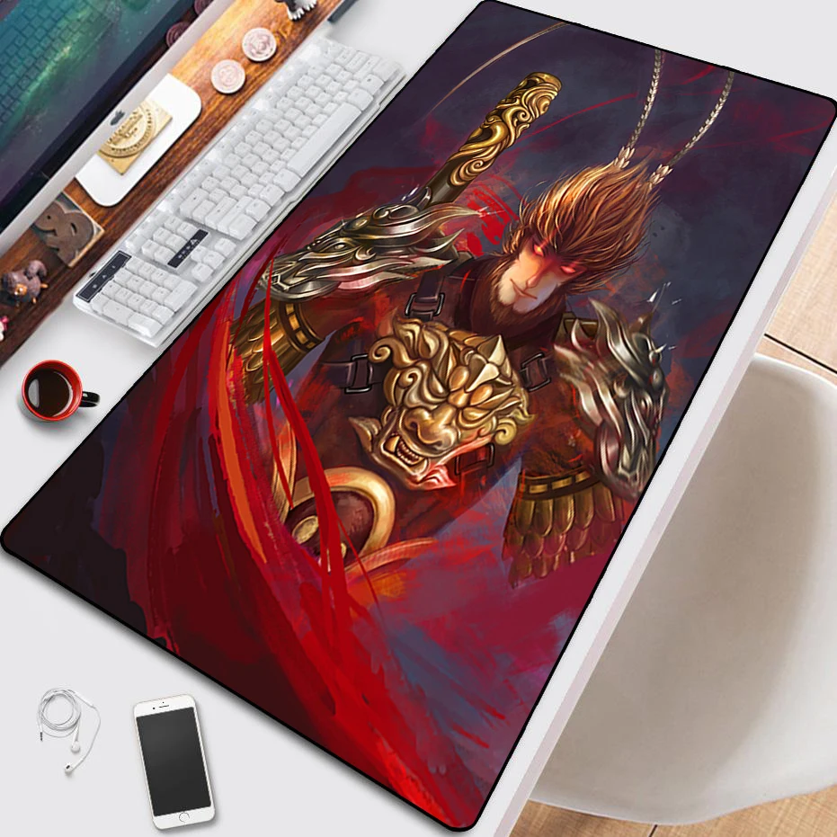 

HD printing The Monkey King mouse pad large mouse pad table pad computer desktop keyboard pad mousepad anime mouse mat