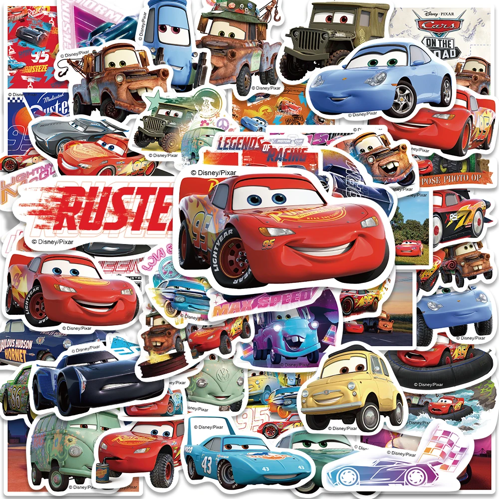 10/50/100pcs Disney Mix Cute Cartoon Micky Princess Stickers Graffiti Decal Laptop Luggage Skateboard Waterproof Sticker Kid Toy 2