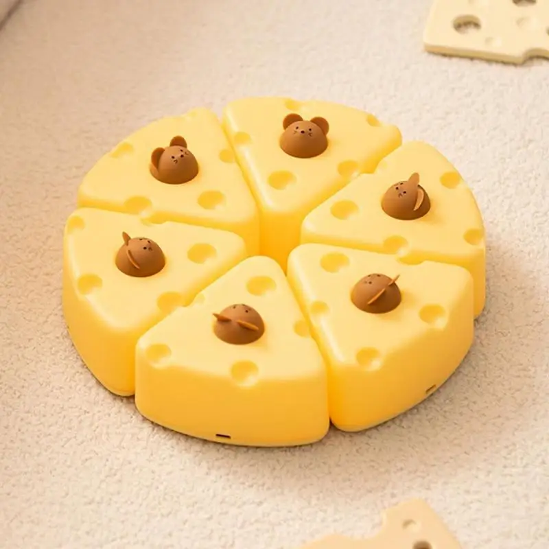 

Birthday Present Fashionable Unique Design Create A Warm Atmosphere Soft Warm Light Convenient For Night Use Cheese Night Light