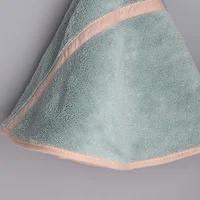Round Cute Style Hand Towel Soft Coral Velvet Super Absorbent Handkerchief for Bath Polyester Fiber Towels with Hanging Loops 4