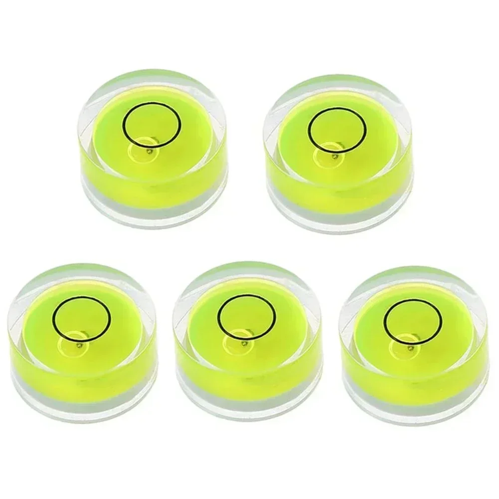 Round Bubble Level Bullseye Level Measurement Instrument 5pcs spirit level,bubble level,portable spirit level