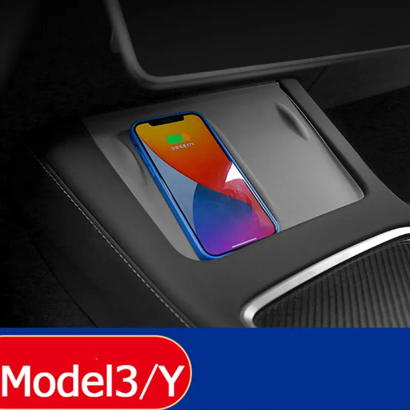 

Силиконовый коврик для беспроводной зарядки Tesla Model 3 Y, нескользящий коврик, пыленепроницаемый защитный чехол для зарядного устройства, аксессуары для автомобильного интерьера