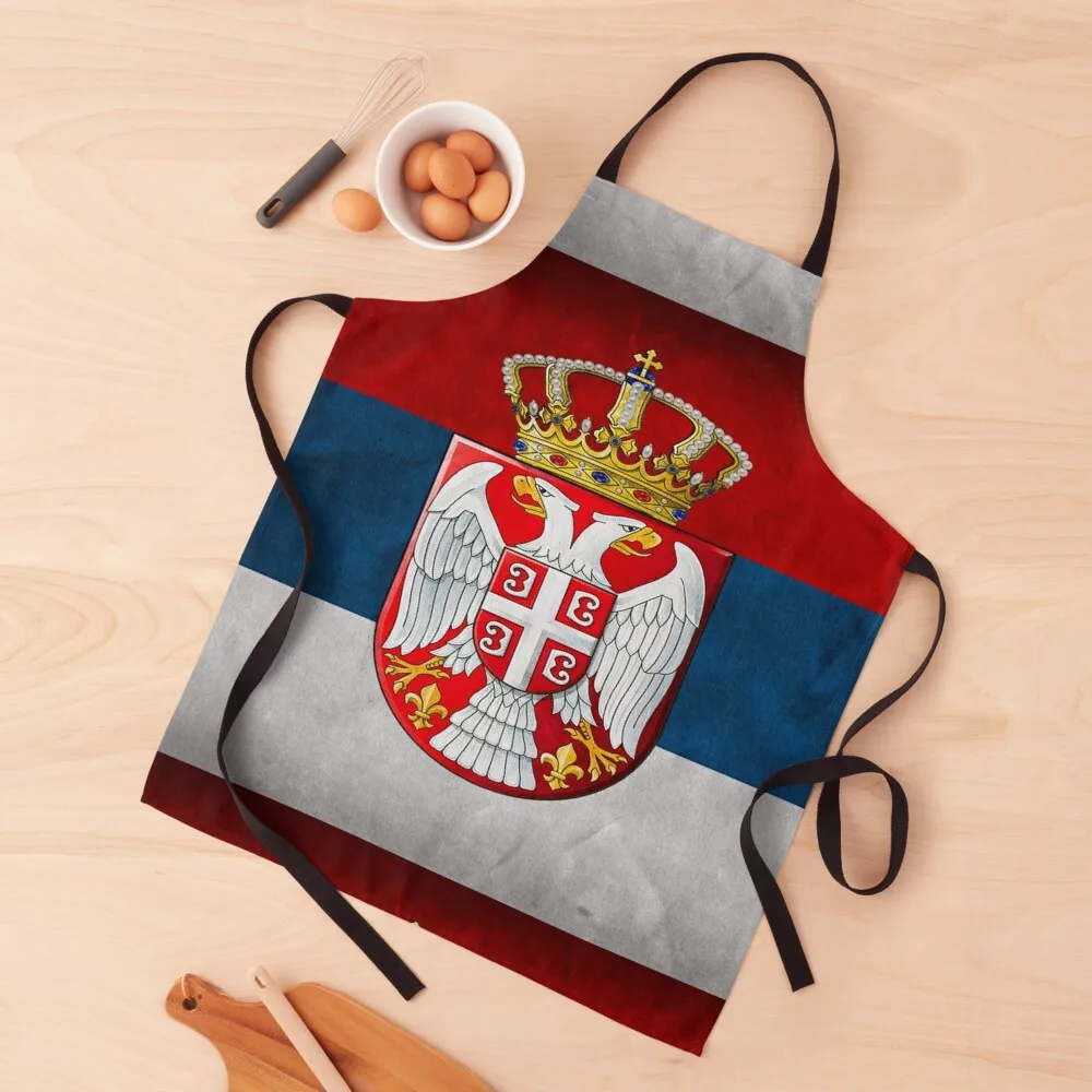 

Serbia flag Apron Kitchen Things And For Home Cooking Apron