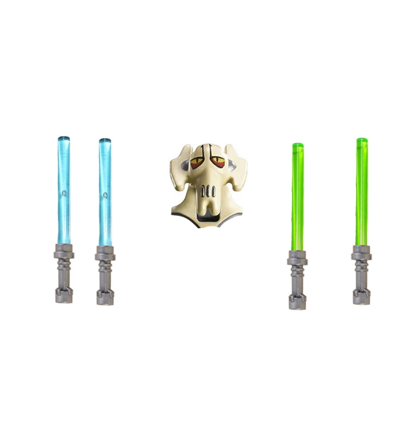 Конструктор Leia Han Solo Yoda Люк Чубакка Боба Фетт фигурки джедаев доку Дарт Вейдер мол
