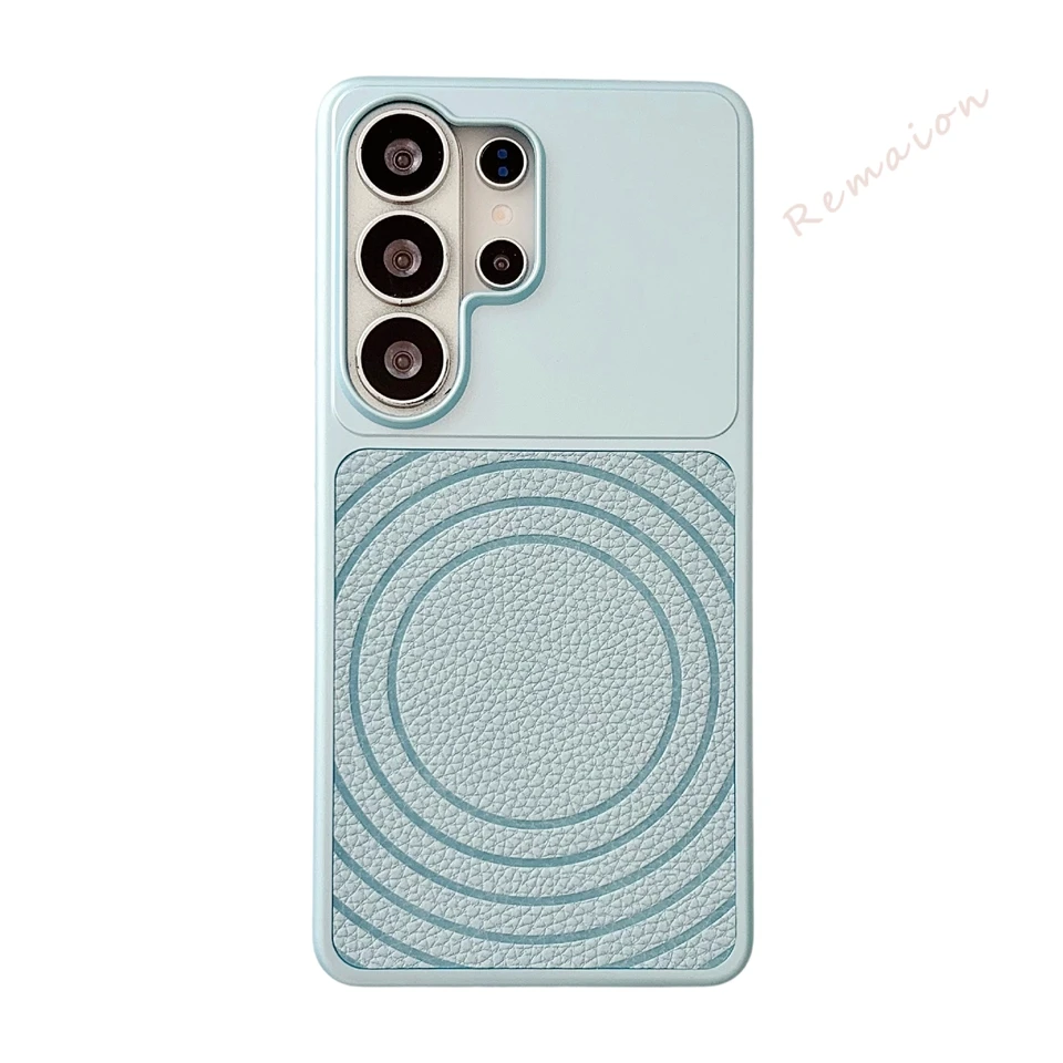 Wave Magnetic Silicone Shockproof Phone Case with MagSafe Compatibility