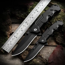  Portable Foldable Knife Camping Survival Fruit Cutter Camping Hunting Tactical Knife Sharp Blade Outdoor EDC Tools 