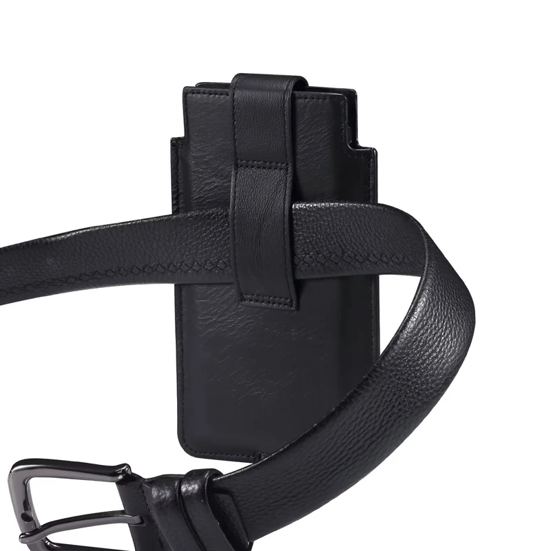 Genuine Leather Phone Holster Waist Bag