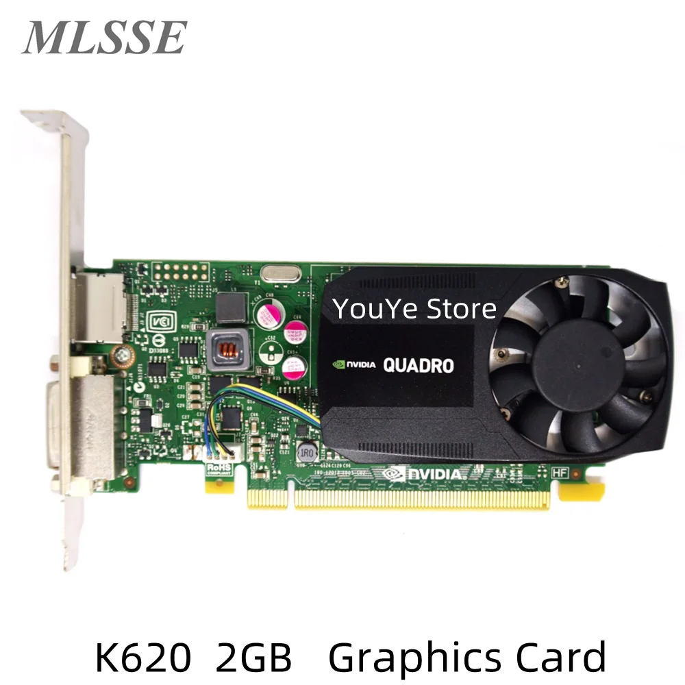 Tarjeta gráfica Original para NVIDIA Quadro K620 2GB GDDR3 PCI E DVI DP
