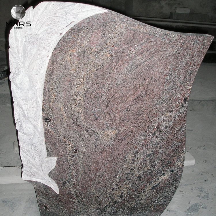 Hot Selling Natural Stone Paradiso Purple Granite Funeral Monument Headstone and Tombstone