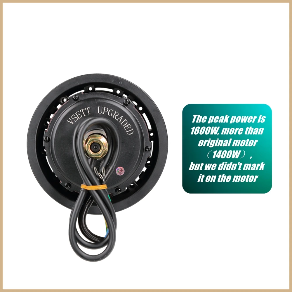 Description Picture 5 of itemUpgraded 10-Inch Motor With Detachable Hub Ring And Tubeless Tire for VSETT 10+ Electric Scooter Front And Rear Wheel 60V 1600W