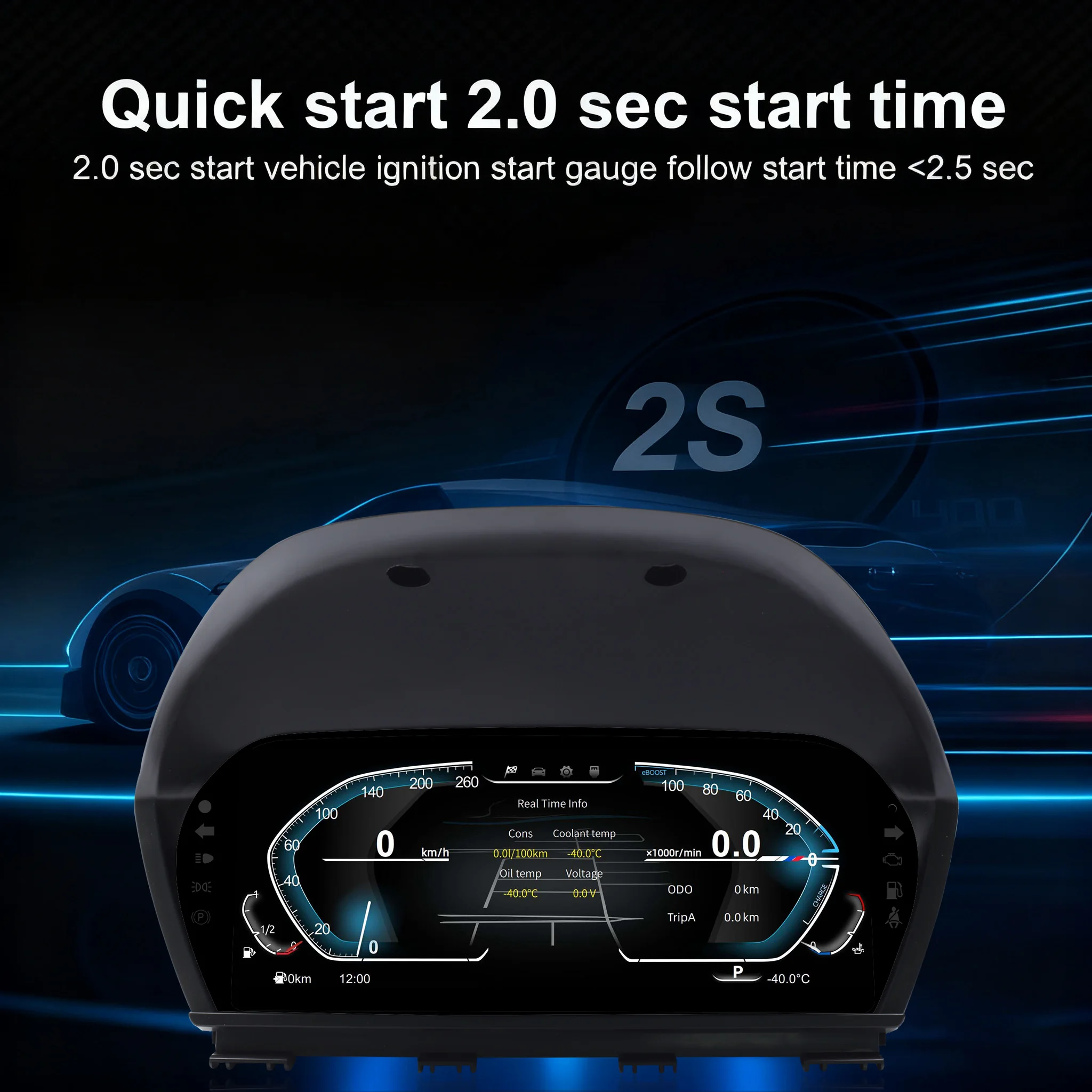 Digital instrument cluster For BMW 1/2 Series F20 F52 F22 F45 X1 F48 F49 X2 F39