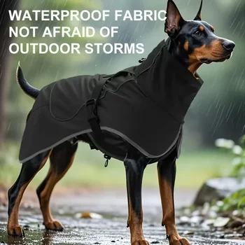 Waterproof Reflective Dog Raincoat 1
