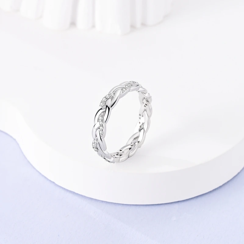 MULA 925 Sterling Silver Rings Infinite Flower Sparking Princess Wishbone Heart Popular Fashion Vintage Ring For Women Wedding