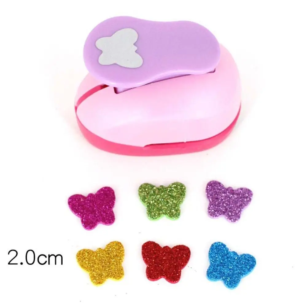 랜덤 컬러 플라워 퍼라도르 노동 절약 대형 DIY 종이 커팅 펀처 창의적인 7*6*4cm 스크랩북킹 머신
