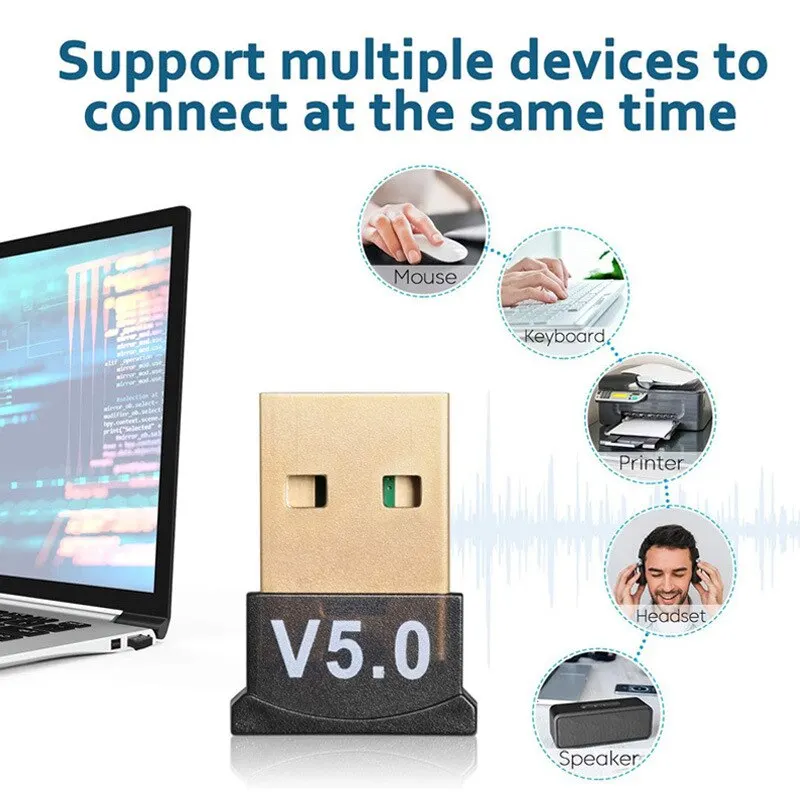 Audio Adapter Bluetooth Adapter Usb5.0 Wireless Receiver Transmitter audio adapter