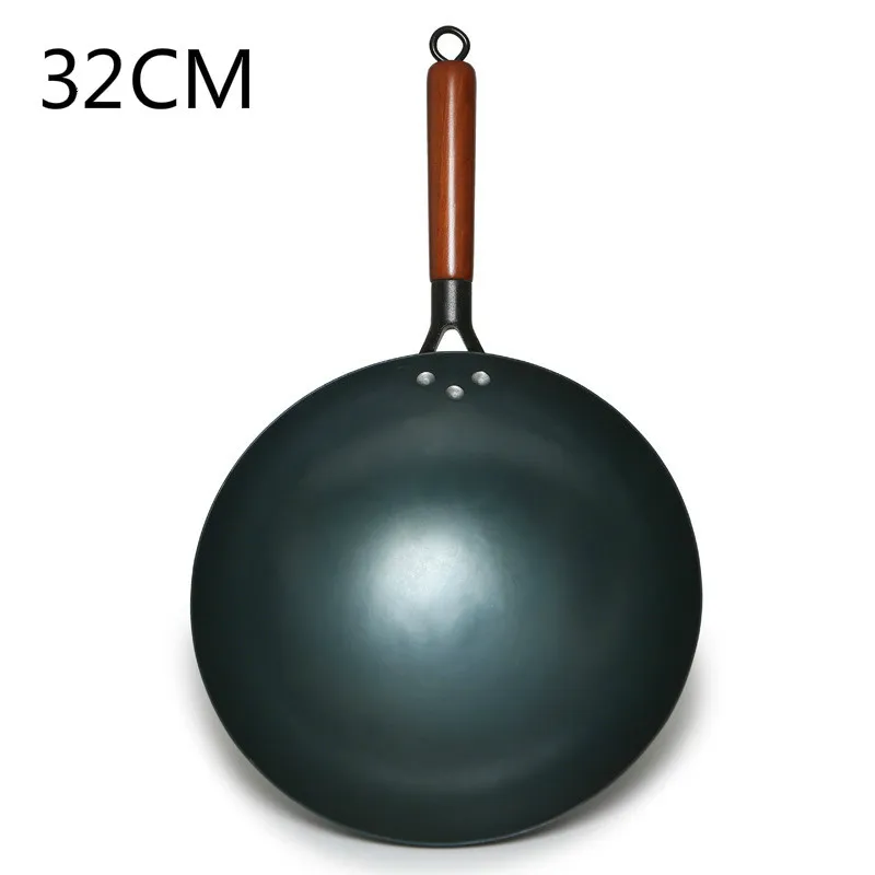 Iron Wok Handmade Non-stick Gas Cooker